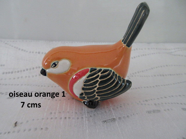 Oiseau orange - modle 1